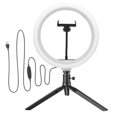 10" LED Ring Light with Tripod Stand Phone Holder and Remote - electriQ